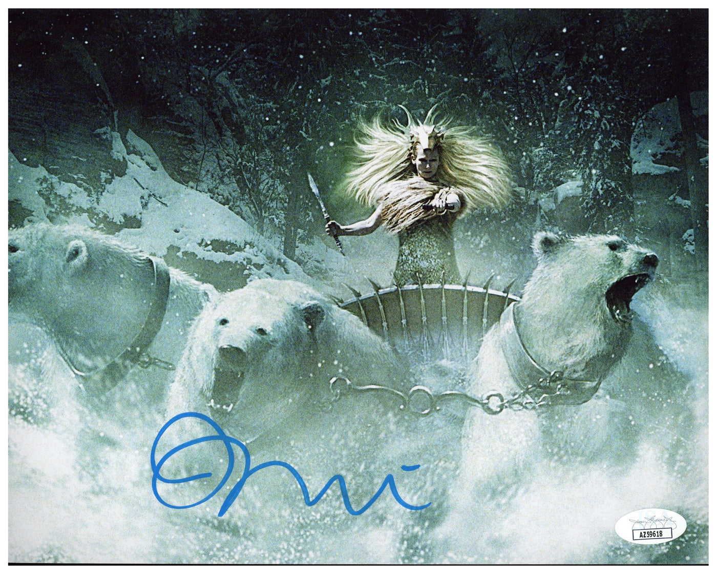 Tilda Swinton Signed 8x10 Photo The Chronicles of Narnia Autographed JSA COA 2