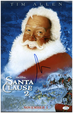 Image of Tim Allen Signed 11x17 Photo Santa Clause Authentic Autographed ACOA