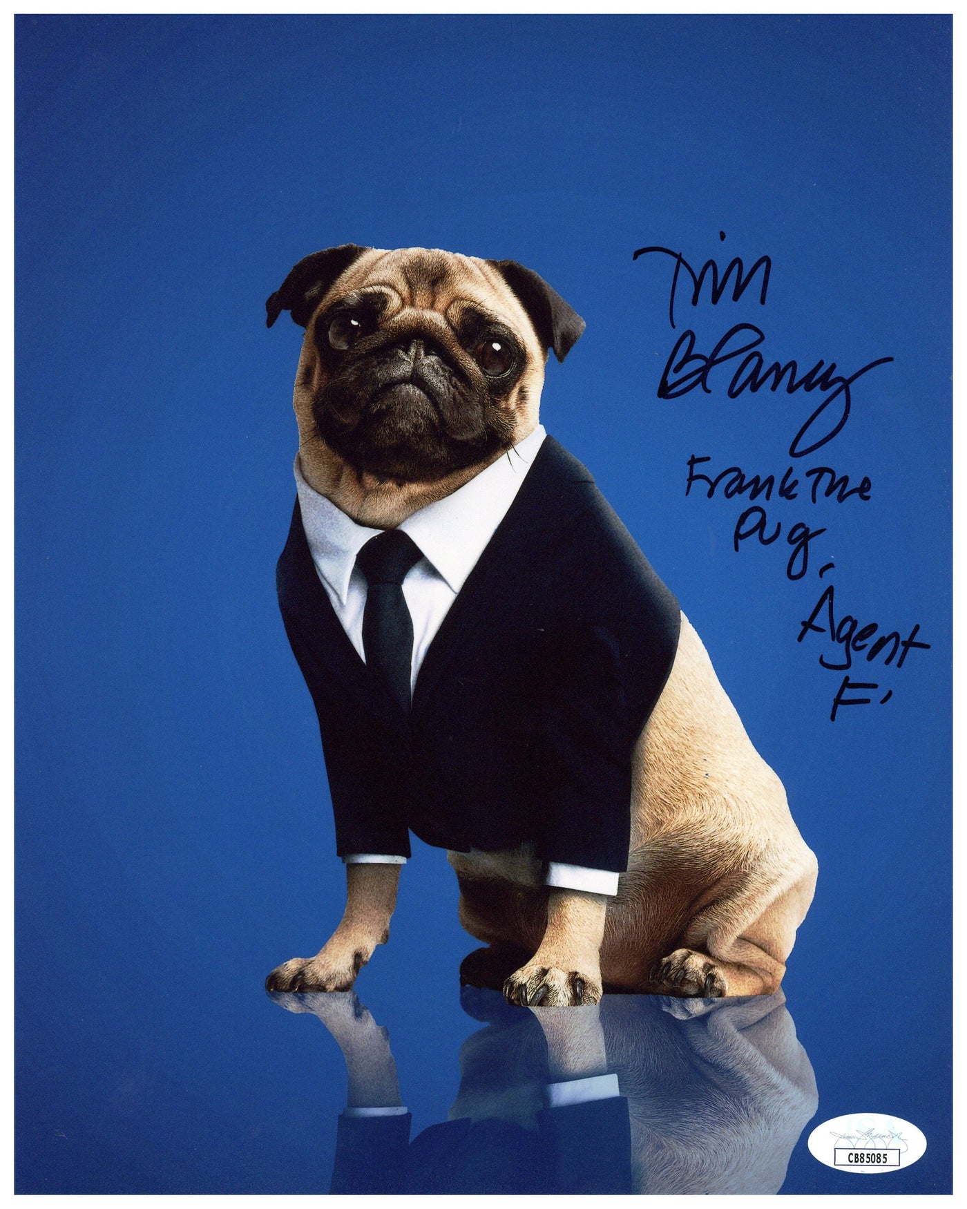 Tim Blaney Signed 8x10 Photo Men in Black Frank the Pug Autographed JSA COA 3