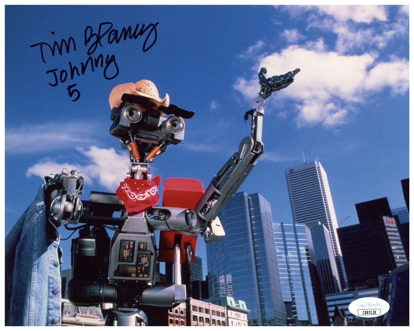 Tim Blaney Signed 8x10 Photo Short Circuit Johnny 5 Autographed JSA COA 3