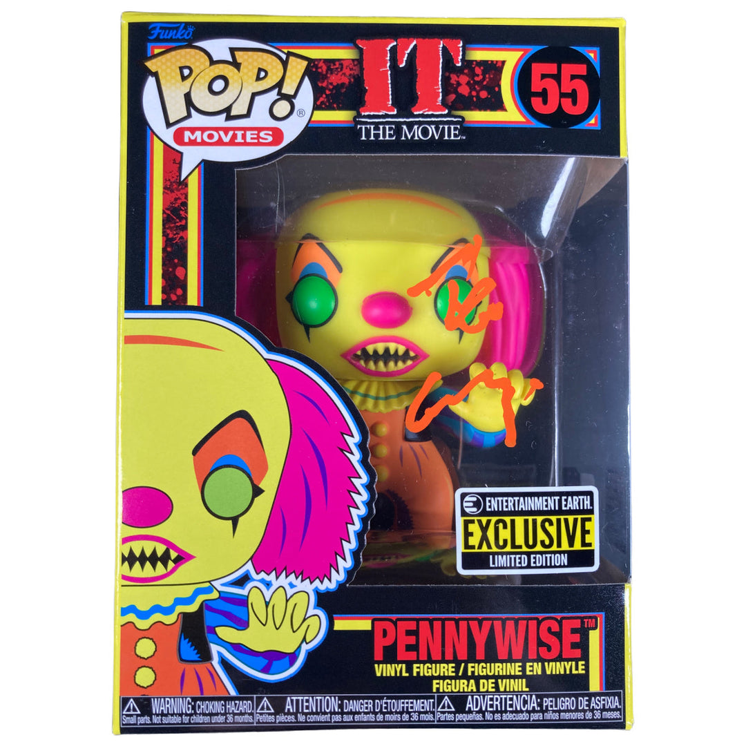 Tim Curry Signed Funko POP IT Pennywise #55 Autographed JSA Tim Curry Signed Funko POP IT Pennywise #55 Autographed JSA