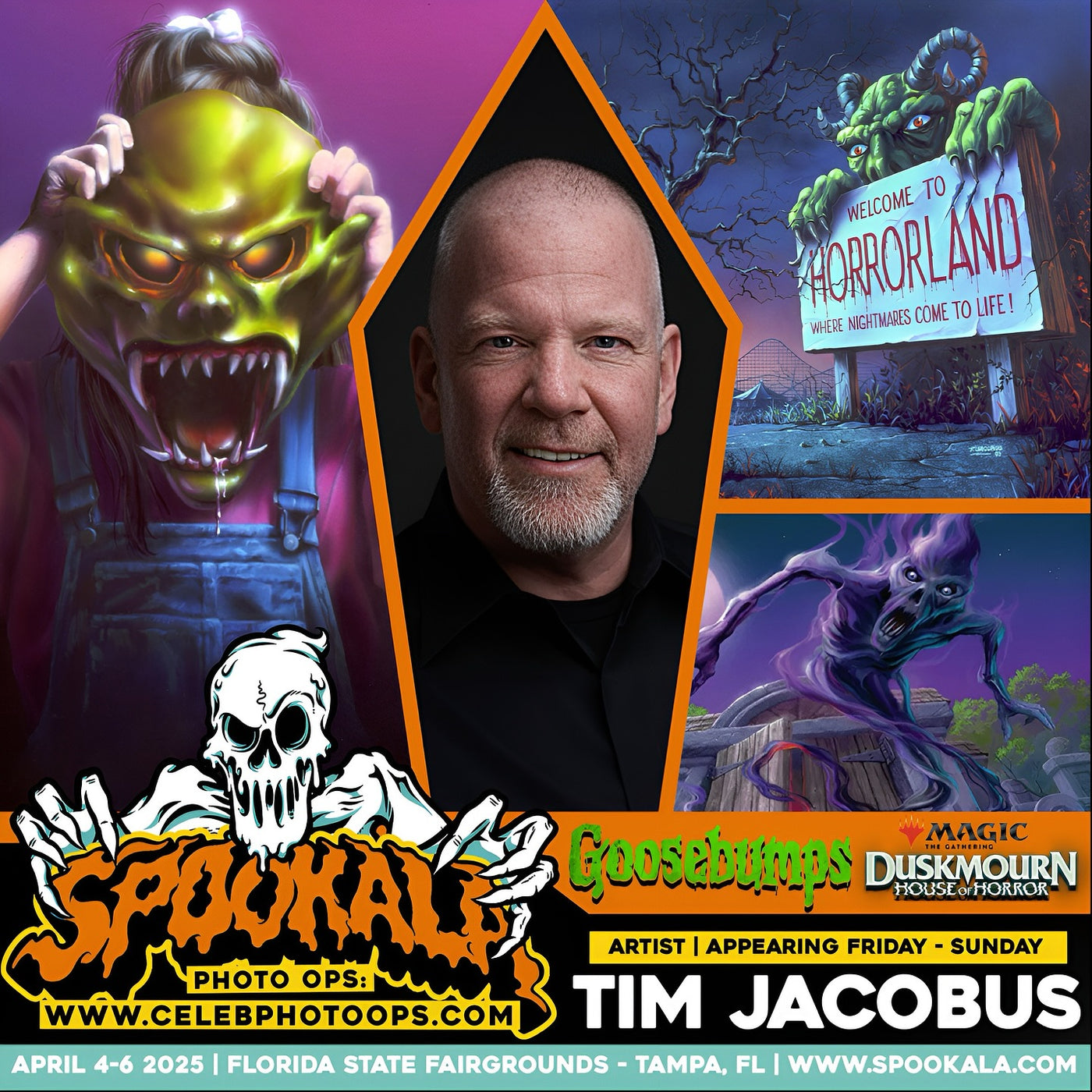 Tim Jacobus Official Autograph Mail-In Service - Spookala 2025