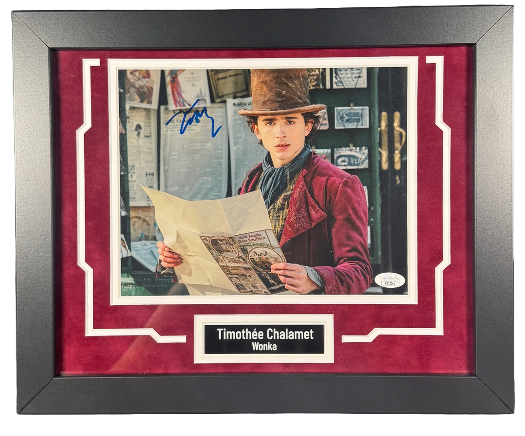 Timothée Chalamet Autograph Collection – Zobie Productions