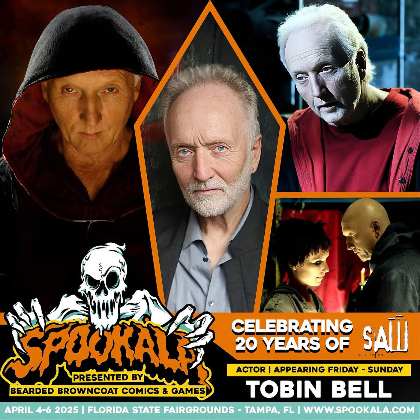 Tobin Bell Official Autograph Mail-In Service - Spookala 2025