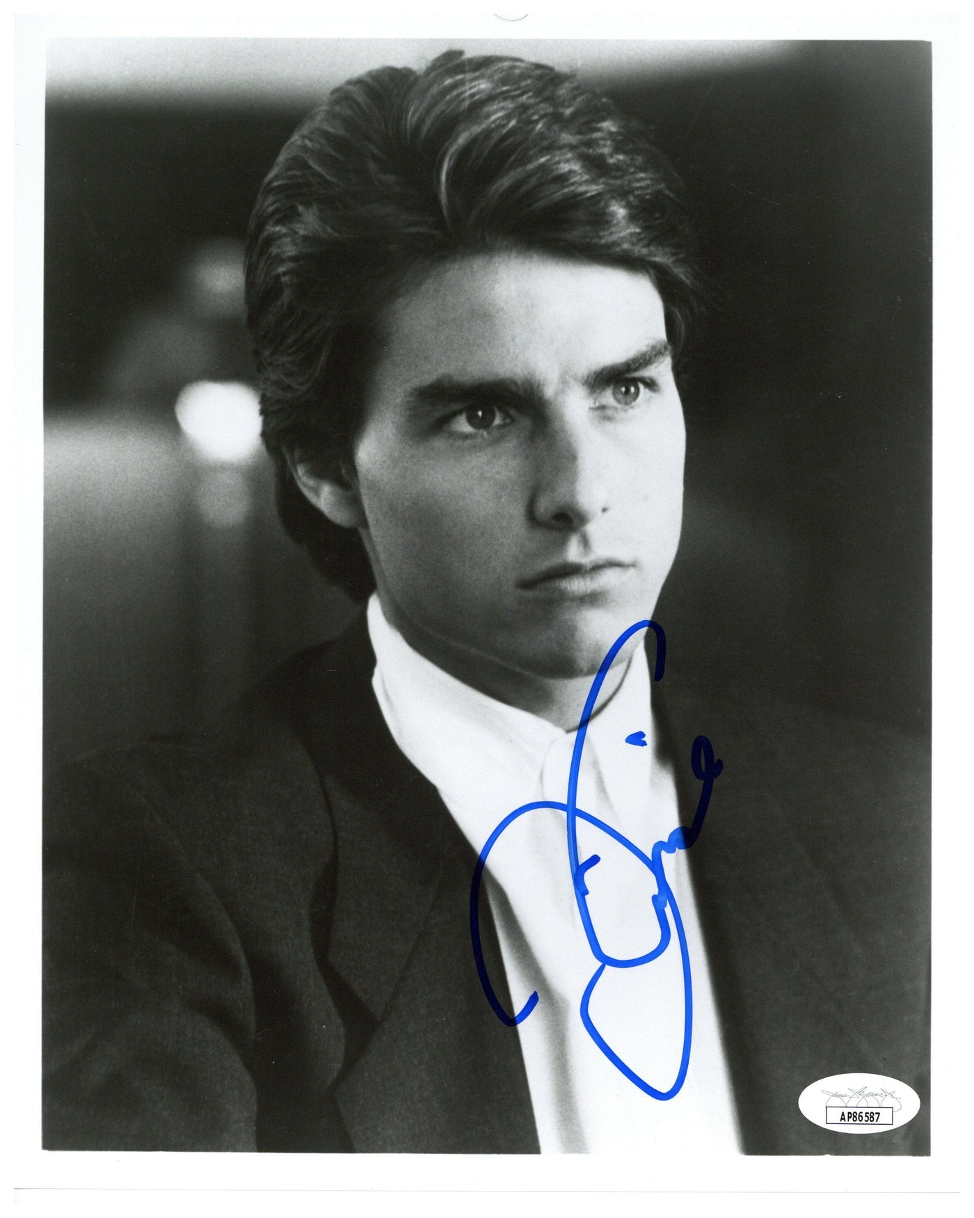 Tom Cruise Signed 8x10 Photo Rain Man Autographed JSA COA