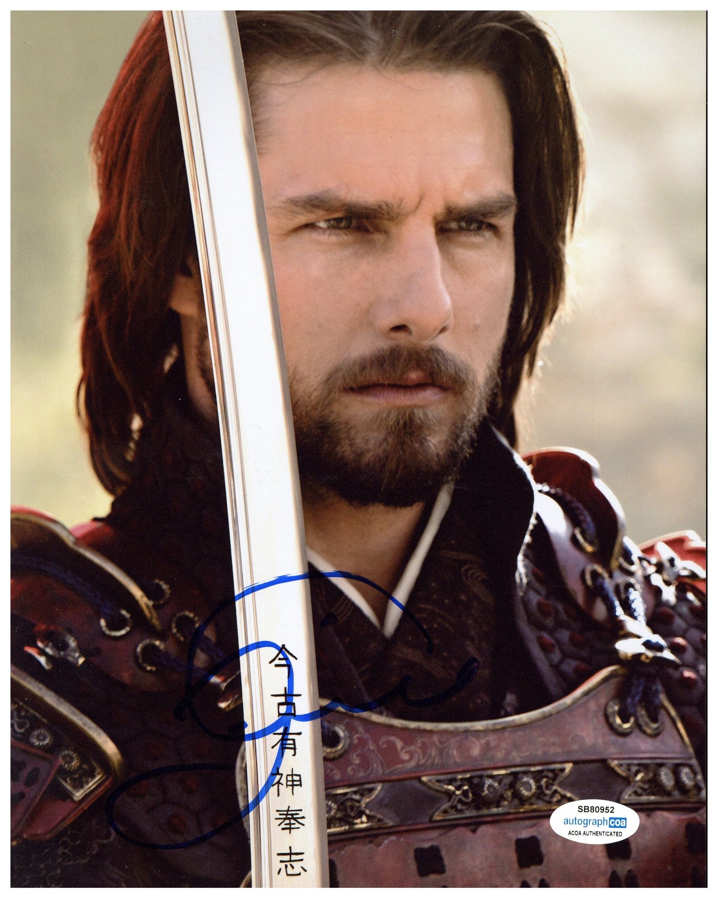 Tom Cruise Signed 8x10 Photo The Last Samurai Autographed Authentic ACOA