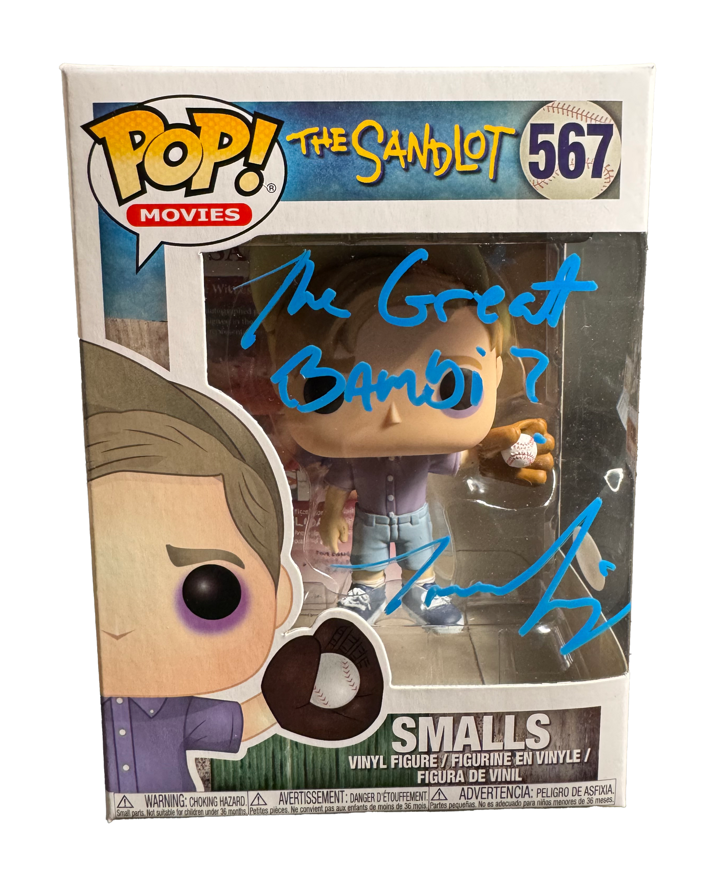 Tom Guiry Signed Funko Pop The Sandlot Smalls Autographed JSA COA
