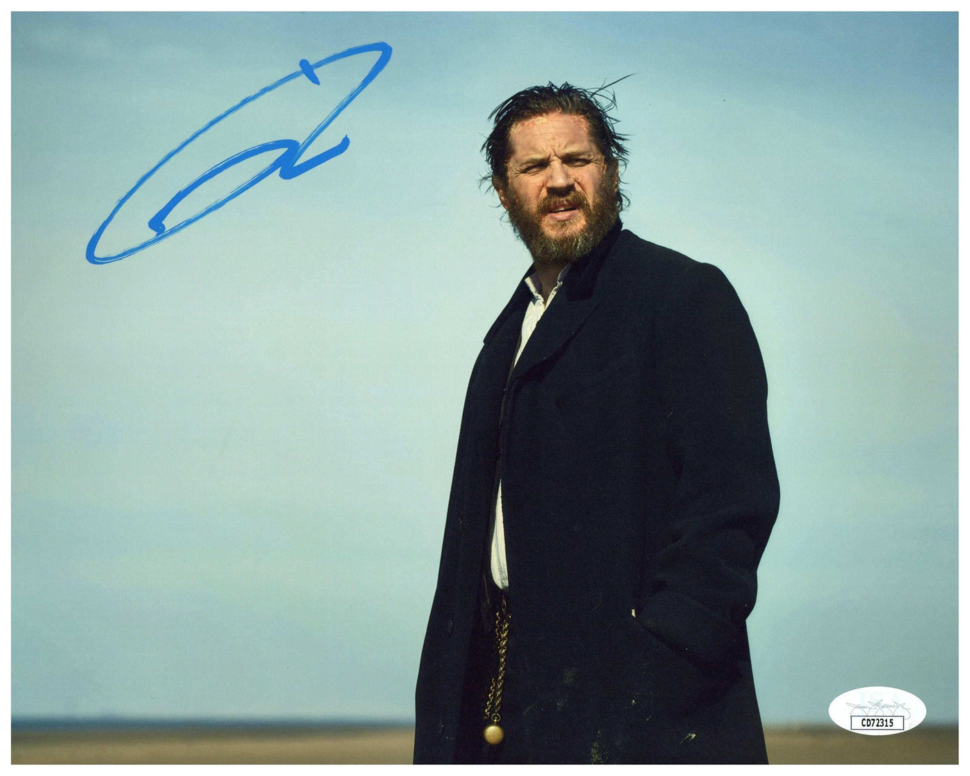 Tom Hardy Signed 8x10 Photo Peaky Blinders Autographed JSA COA 5