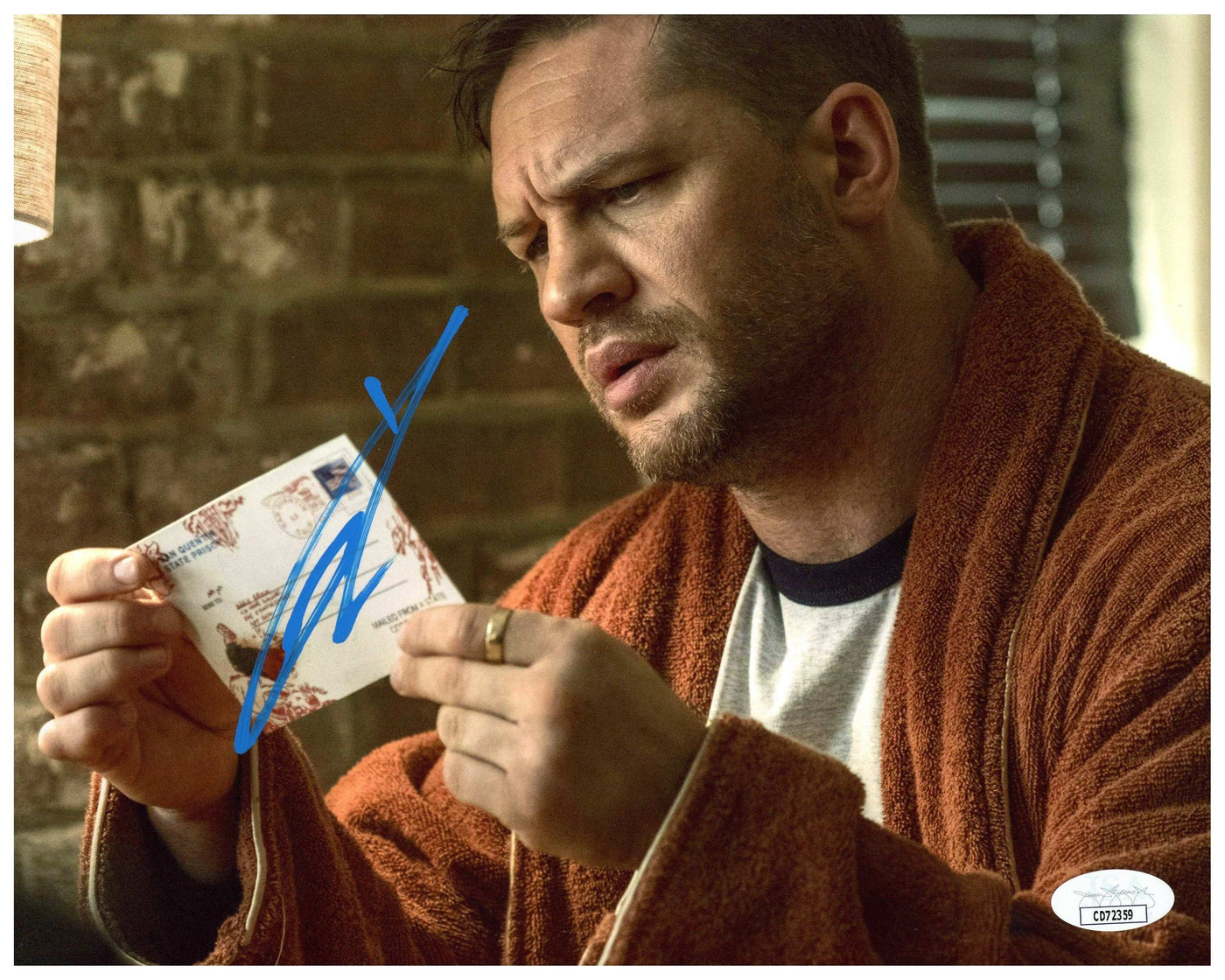 Tom Hardy Signed 8x10 Photo Venom Authentic Autographed JSA COA 2