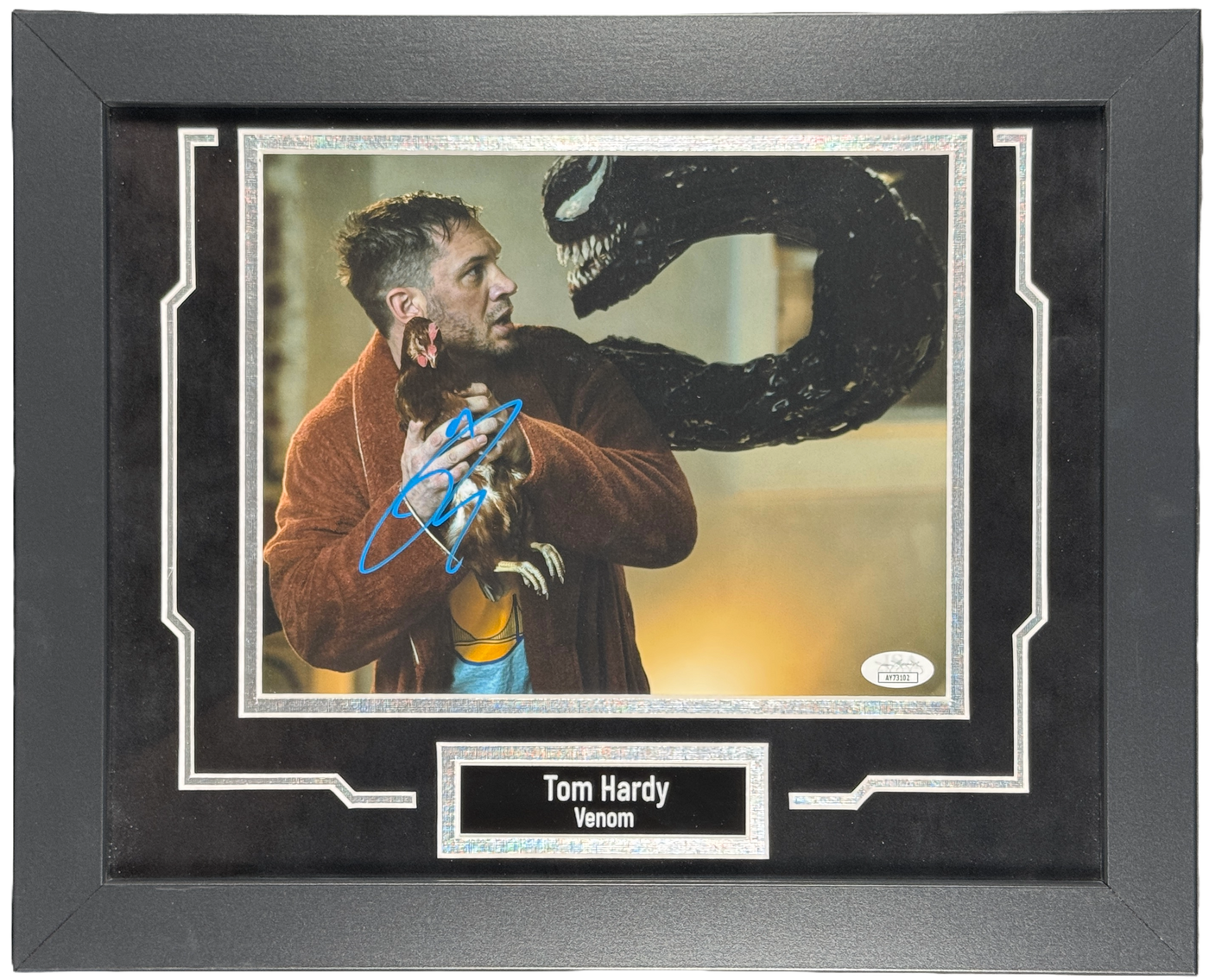 Tom Hardy Signed Custom Framed 8x10 Photo Venom Autographed JSA COA