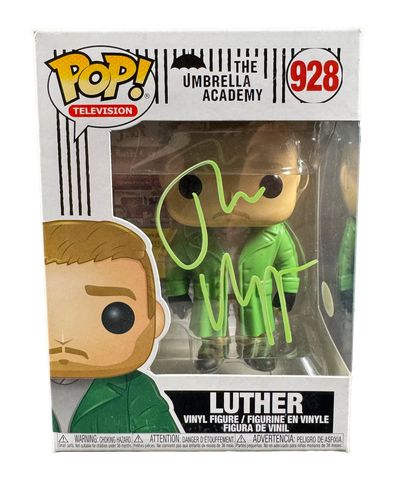 Tom Hopper Signed Funko Pop The Umbrella Academy Luther JSA COA