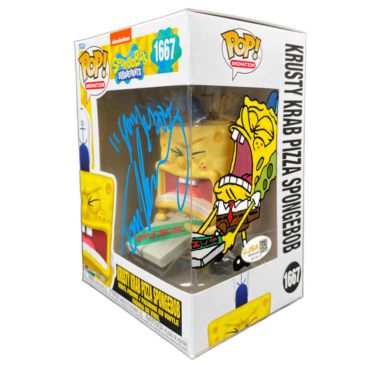 Tom Kenny Signed Funko POP SPONGEBOB SQUAREPANTS Autographed JSA COA Sketch