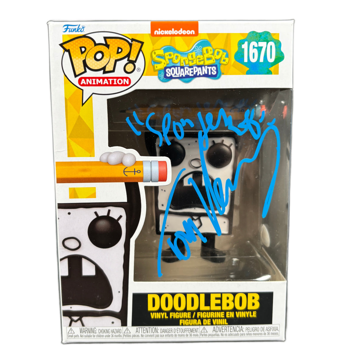 Tom Kenny Signed Funko POP SPONGEBOB SQUAREPANTS Autographed JSA COA