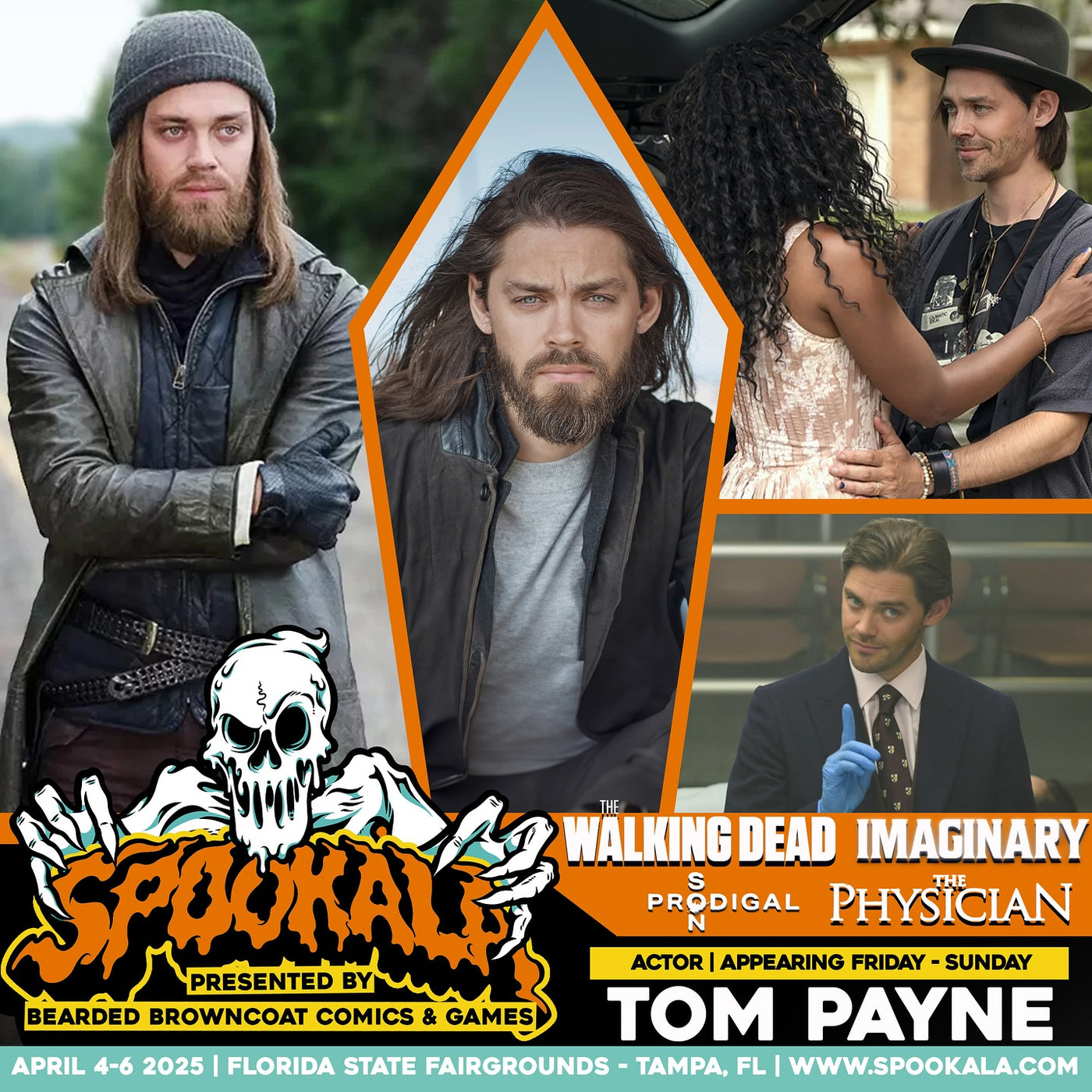 Tom Payne Official Autograph Mail-In Service - Spookala 2025