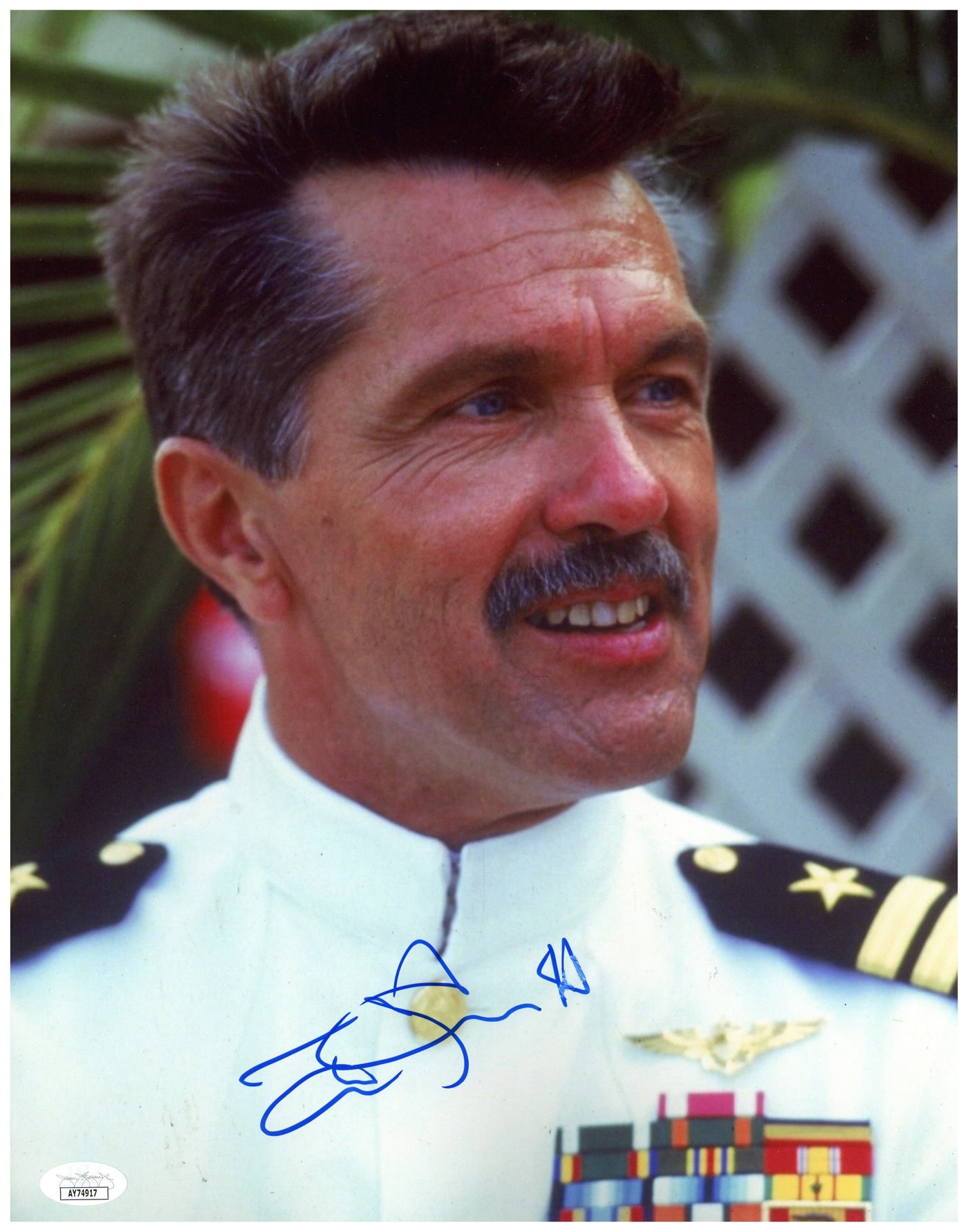 Tom Skerritt Signed 11x14 Photo Top Gun Autographed JSA COA