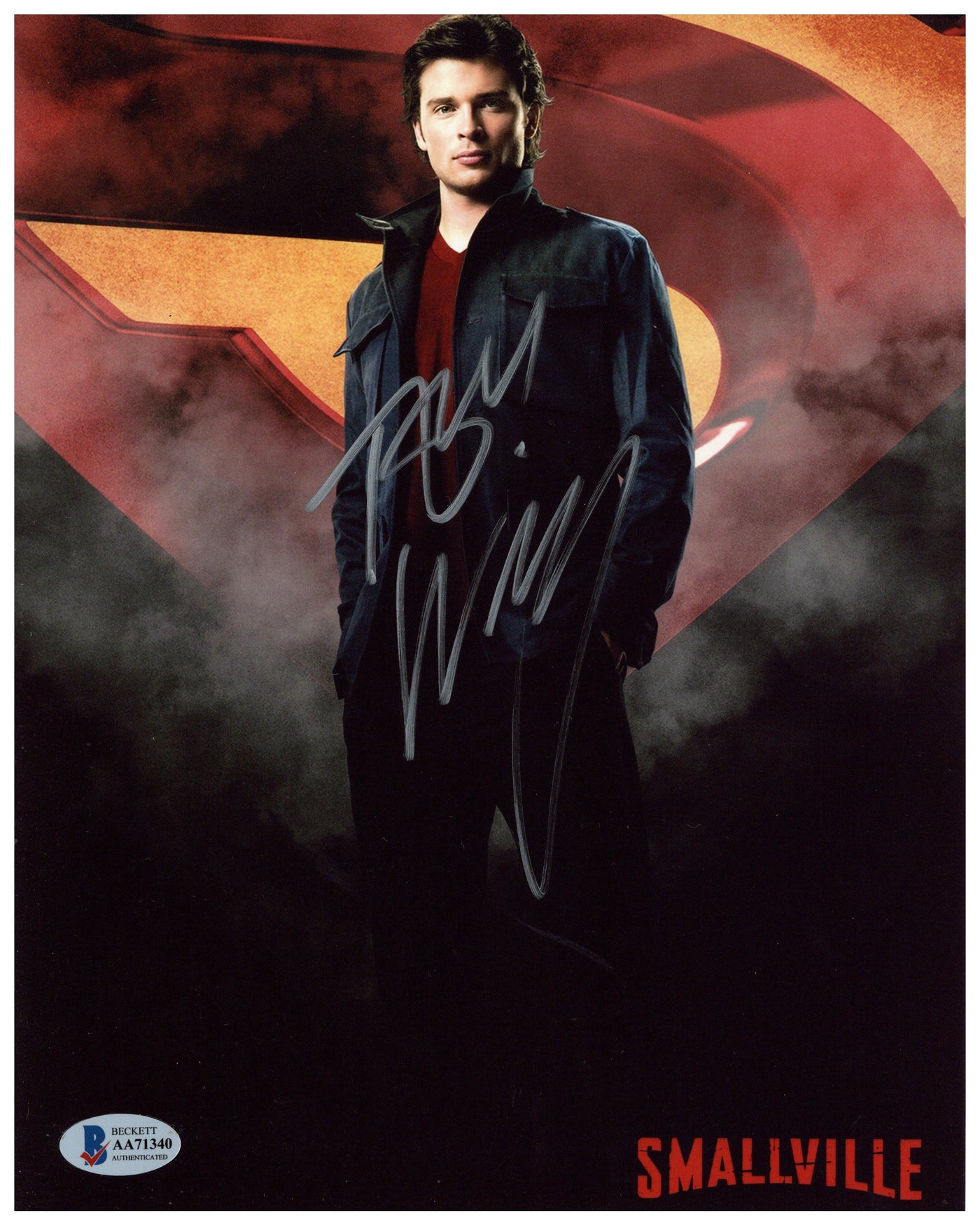 Tom Welling Signed 8x10 Photo Smallville Autographed JSA COA