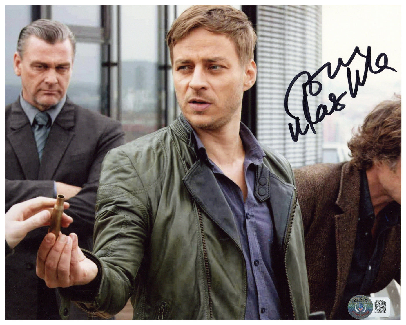 Tom Wlaschiha Signed 8x10 Photo Crossing Lines Autographed BAS COA