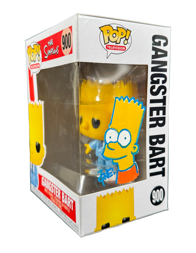 Tone Rodriguez Signed & Sketched Funko Pop The Simpsons Bart JSA COA