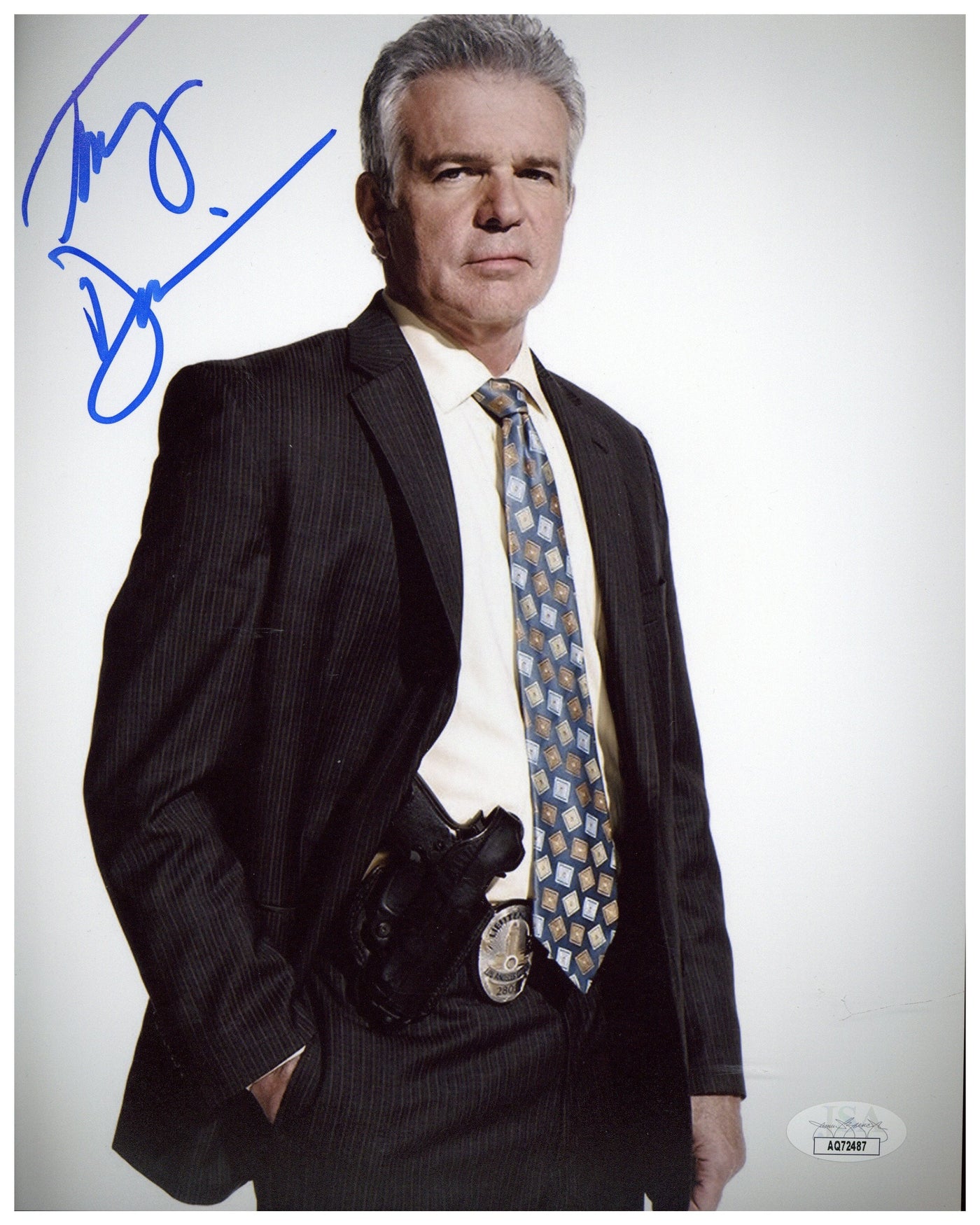 Tony Denison Signed 8x10 Photo Major Crimes Autographed JSA COA