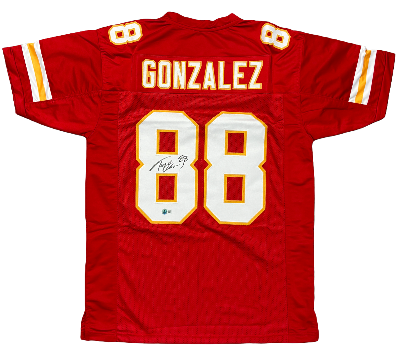 Tony Gonzalez Signed Kansas City Chiefs Pro Style Jersey BAS COA