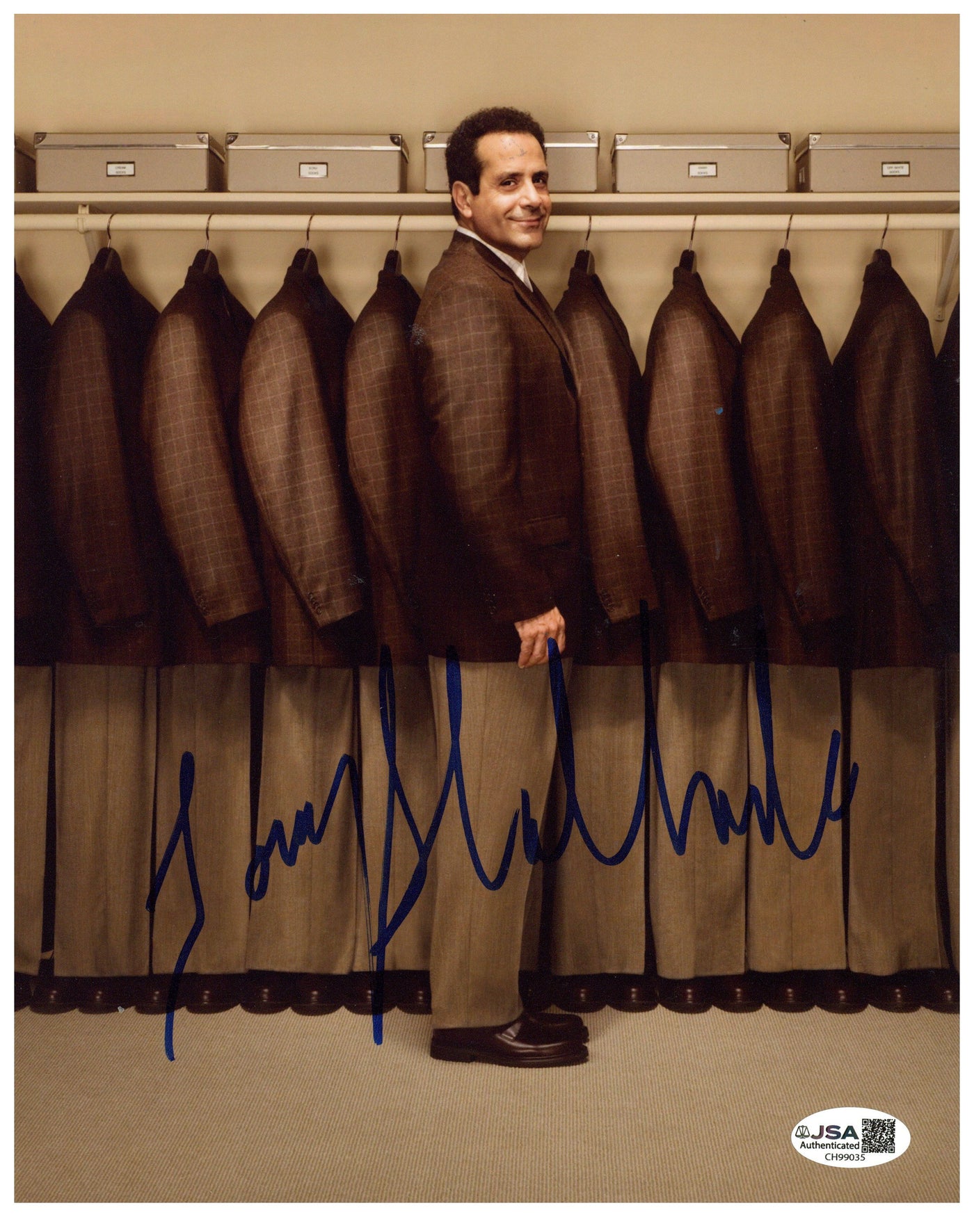 Tony Shalhoub Signed 8x10 Photo Monk Autographed JSA COA #2