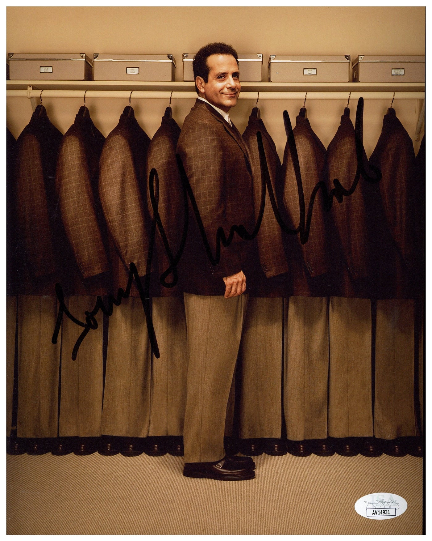 Tony Shalhoub Signed 8x10 Photo Monk Autographed JSA COA