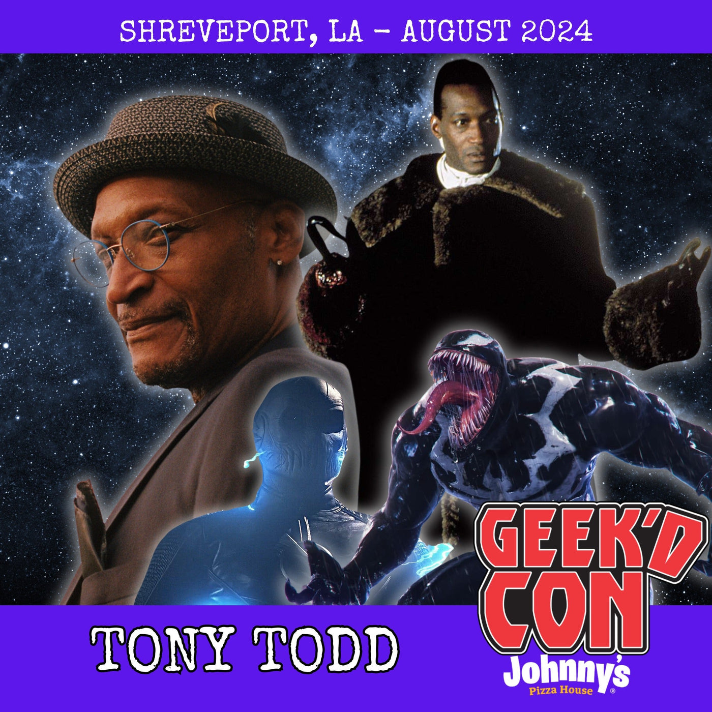 Tony Todd Official Autograph Mail-In Service - Geek'd Con 2024