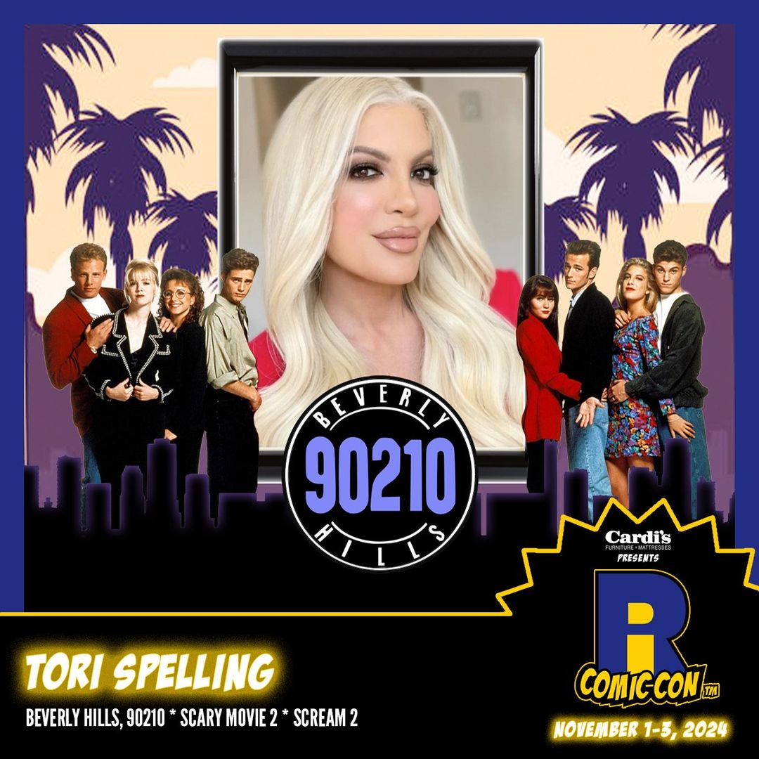 Tori Spelling Official Autograph Mail-In Service - Rhode Island Comic Con 2024