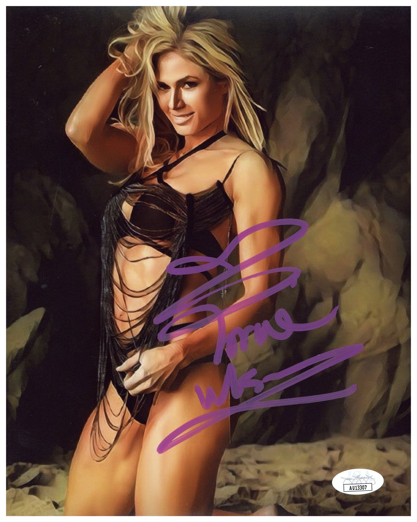Torrie Wilson Signed 8x10 Photo WWE WWF DIVA Autographed JSA COA #10