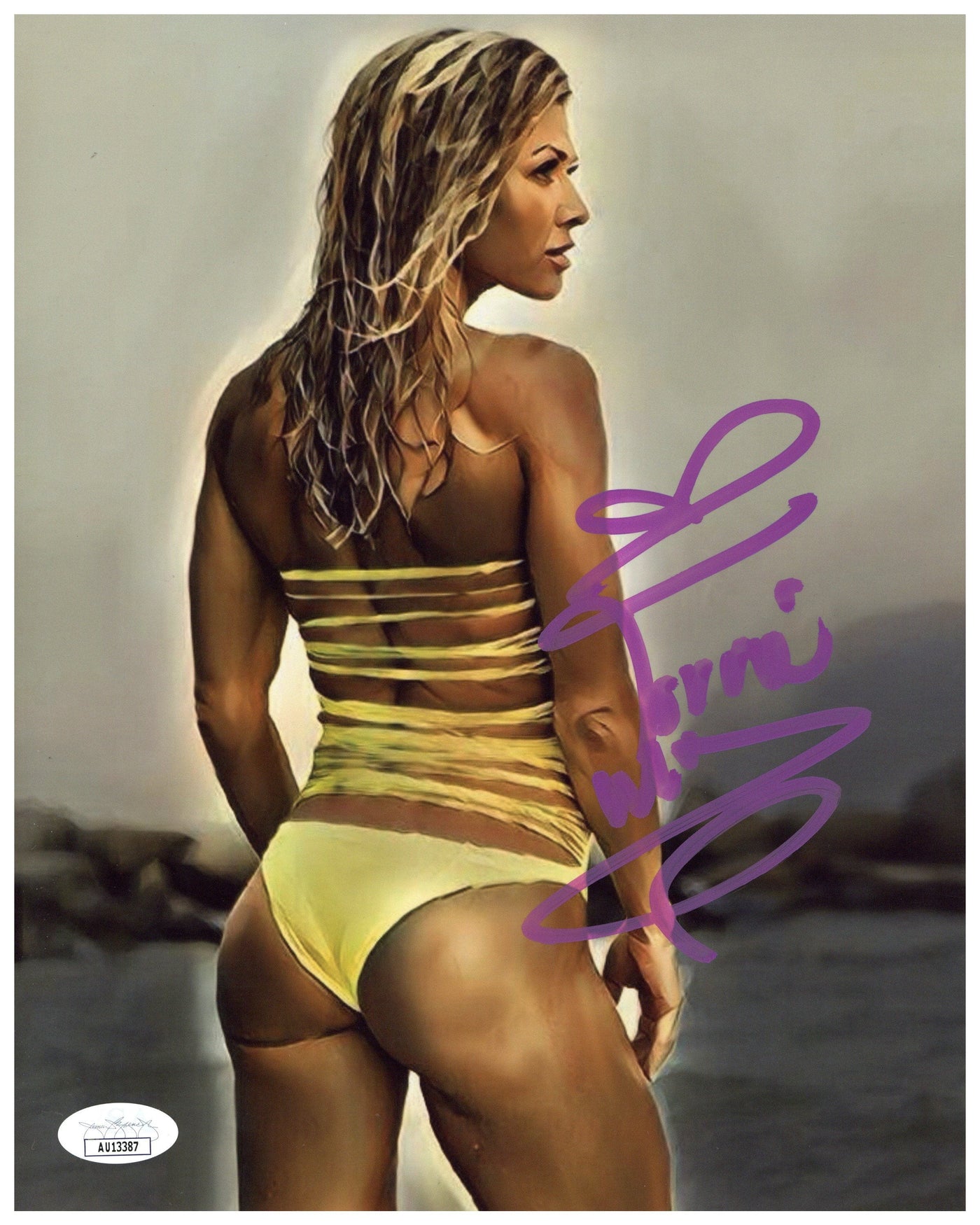 Torrie Wilson Signed 8x10 Photo WWE WWF DIVA Autographed JSA COA