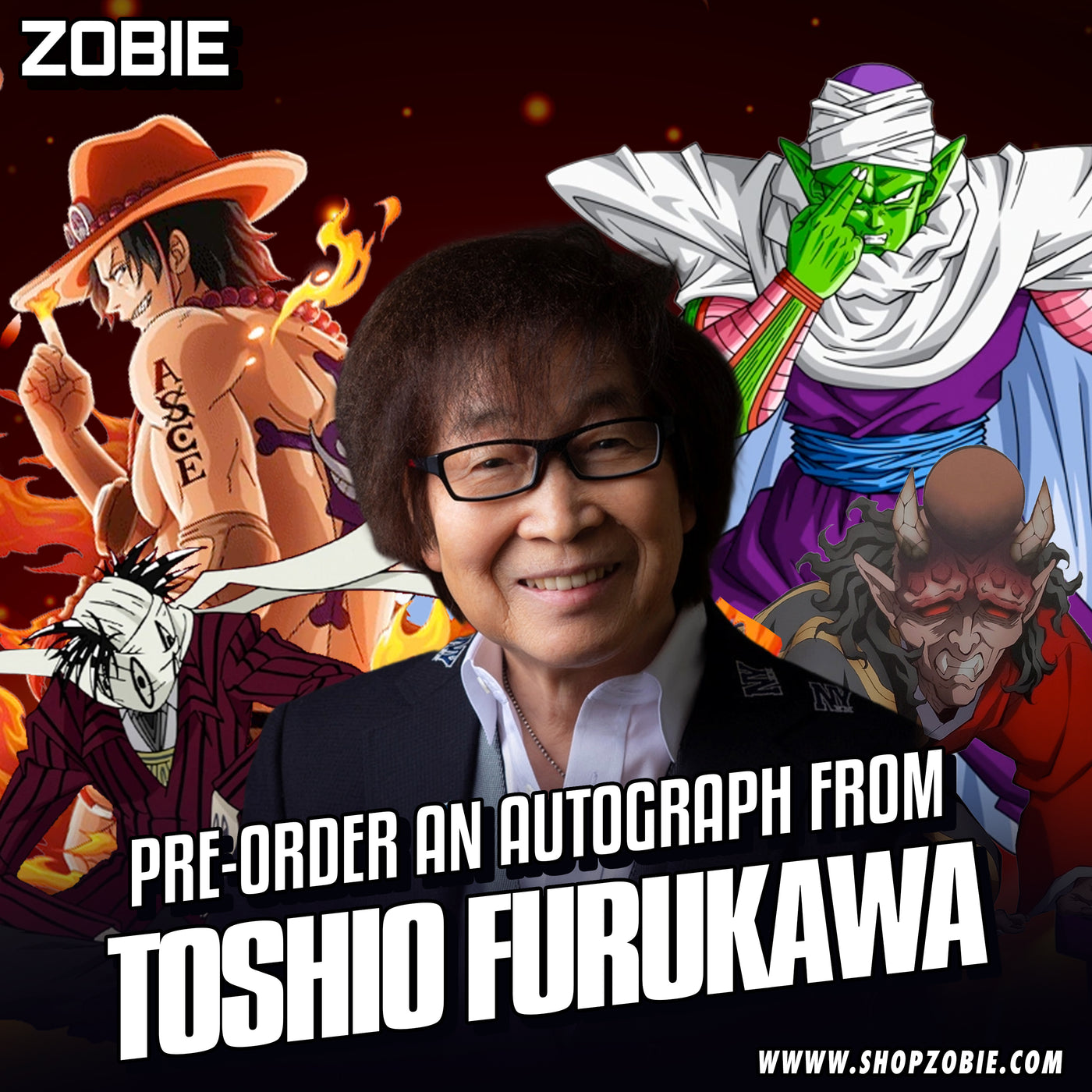 Toshio Furukawa Autograph Pre-Order