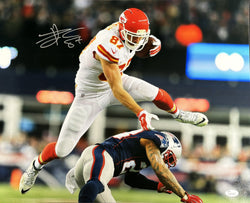 Image of Travis Kelce Signed 16x20 Photo Kansas City Chiefs Autographed JSA COA