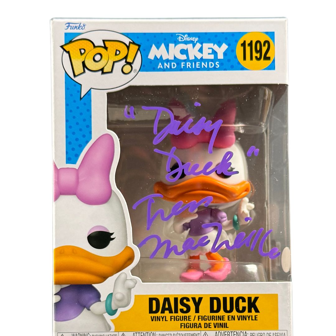 Tress MacNeille Signed Funko POP Mickey and Friends Daisy Duck Autographed JSA