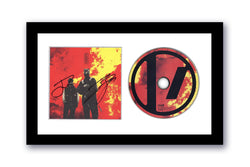 Image of Twenty One Pilots Signed Clancy CD 7X12 Custom Framed Autographed ACOA 2