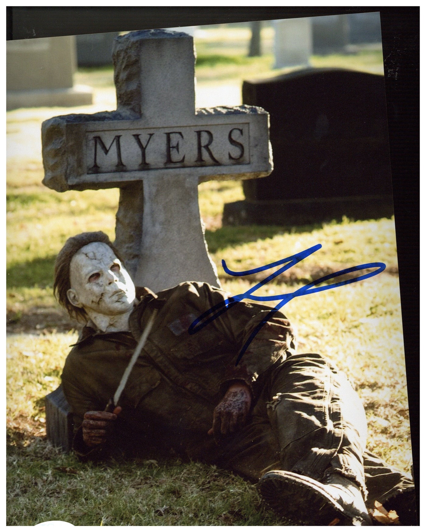 Tyler Mane Signed 8x10 Photo Halloween Michael Myers Autographed JSA COA