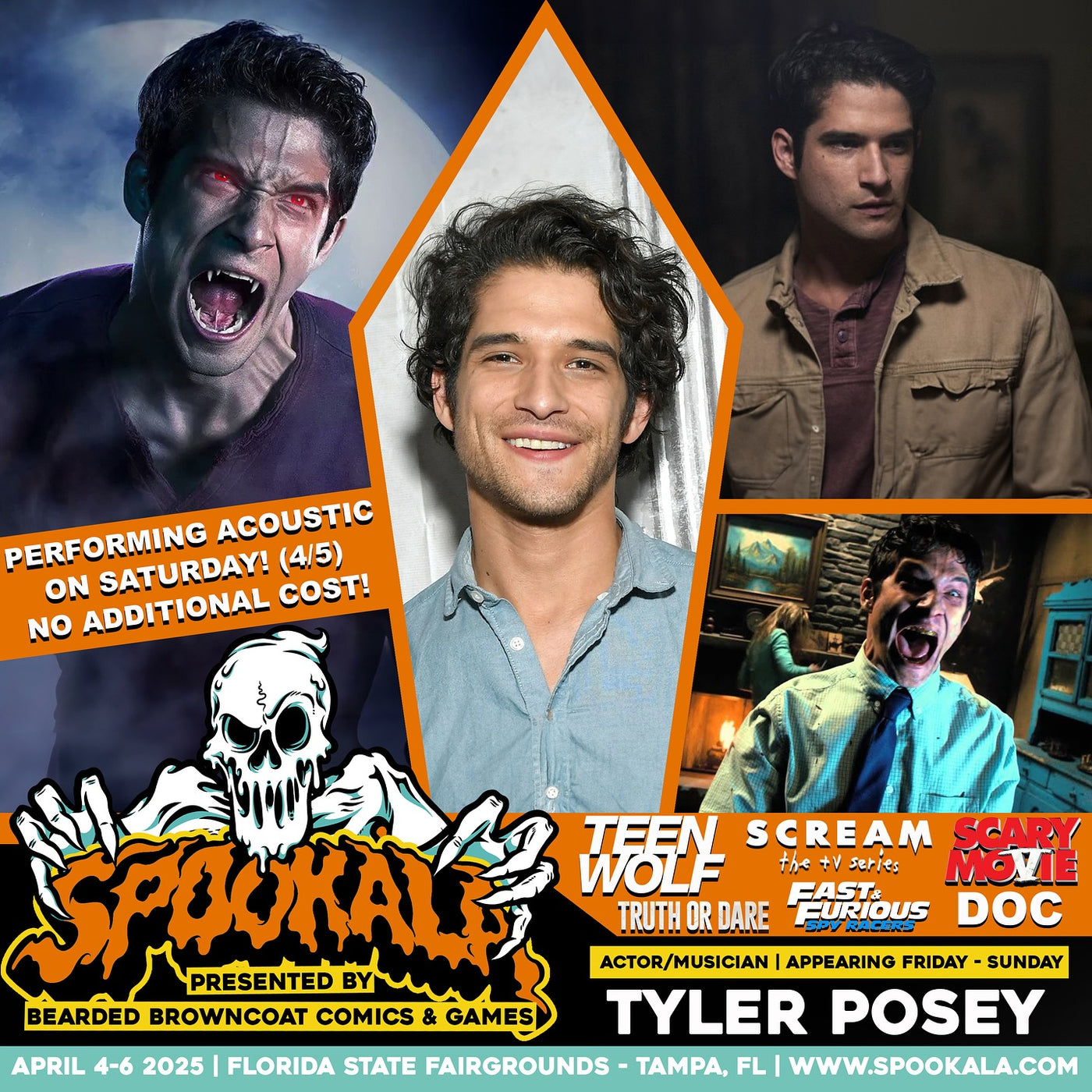 Tyler Posey Official Autograph Mail-In Service - Spookala 2025