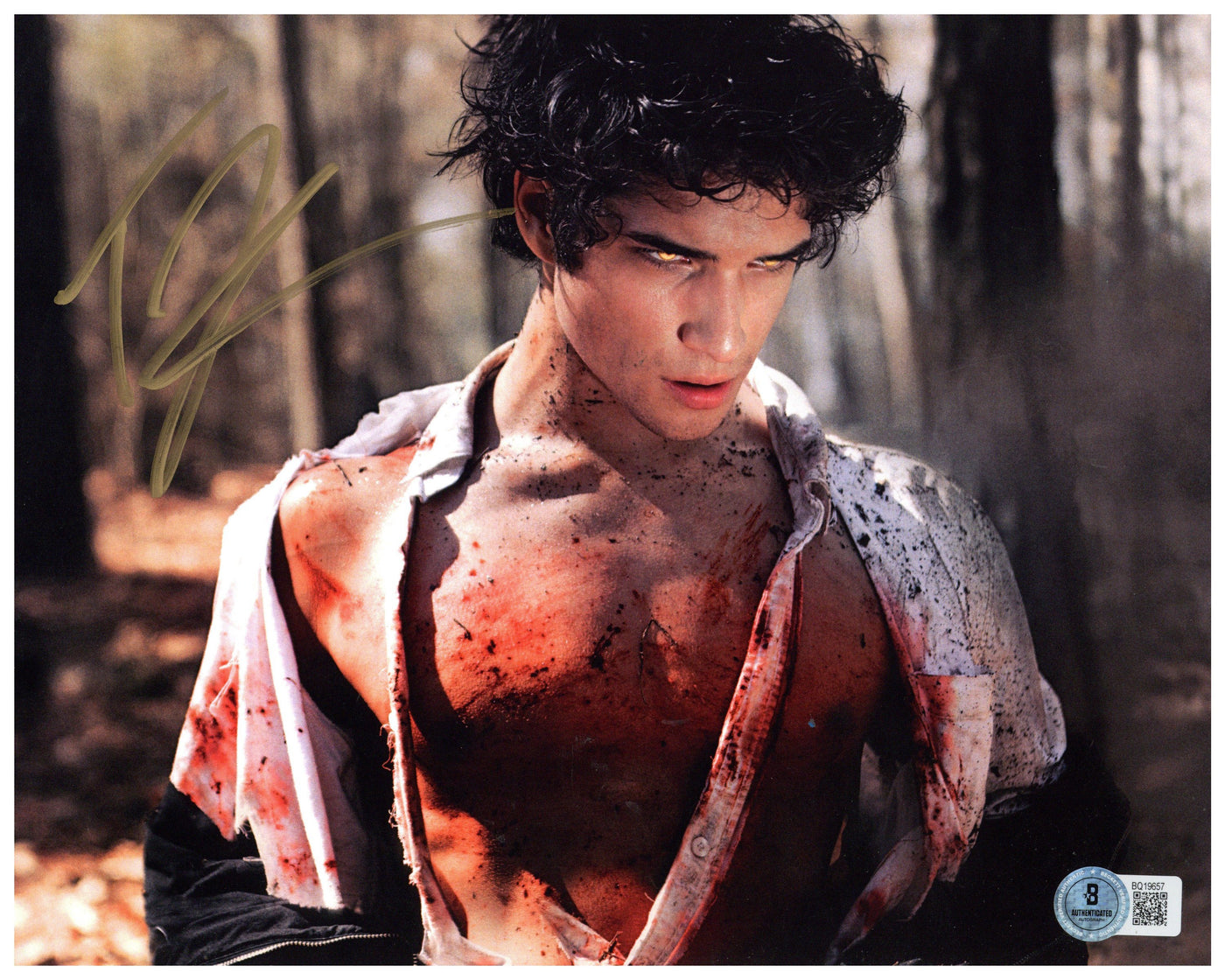 Tyler Posey Signed 8x10 Photo Teen Wolf Autographed Beckett COA 2