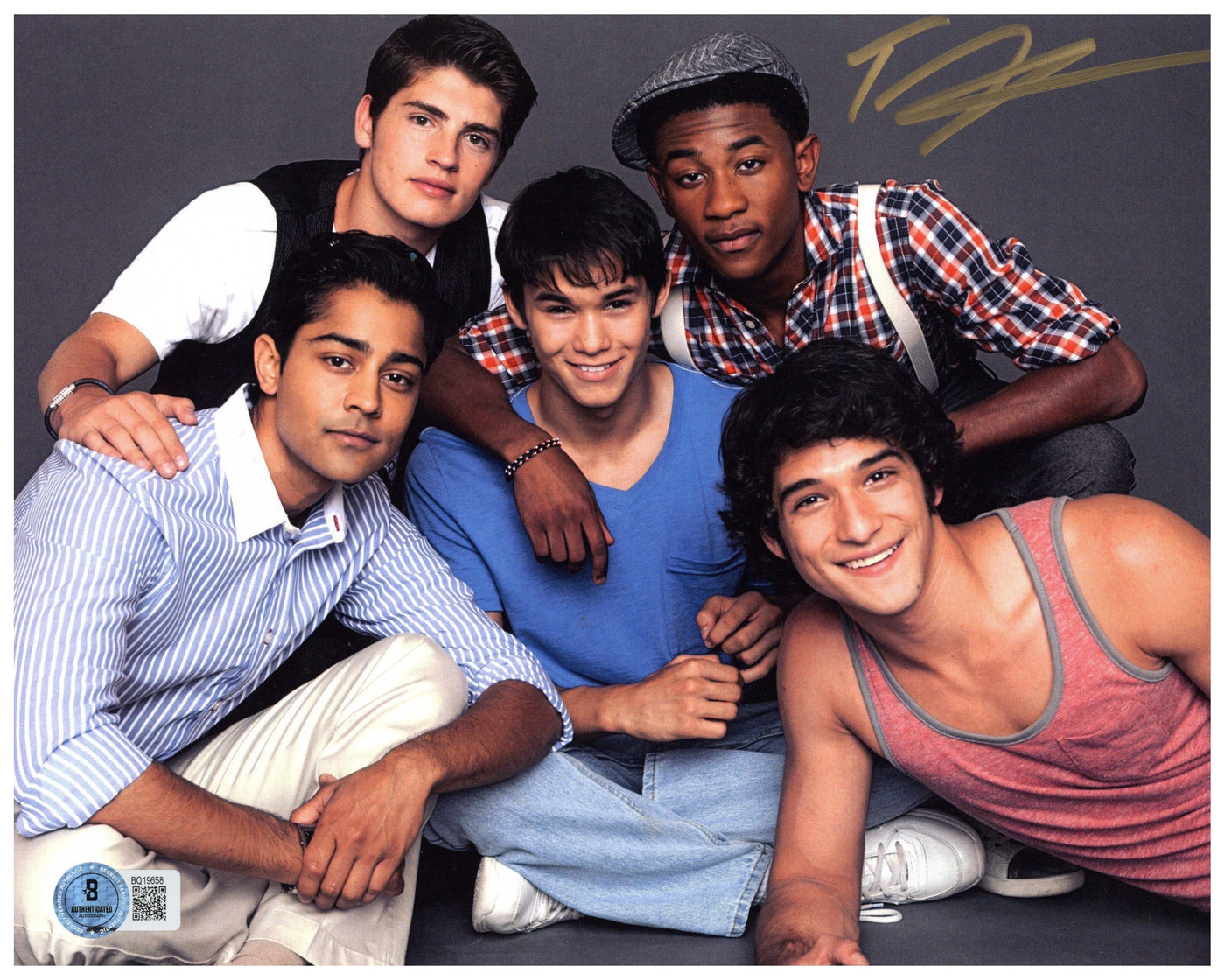Tyler Posey Signed 8x10 Photo Teen Wolf Autographed Beckett COA 4