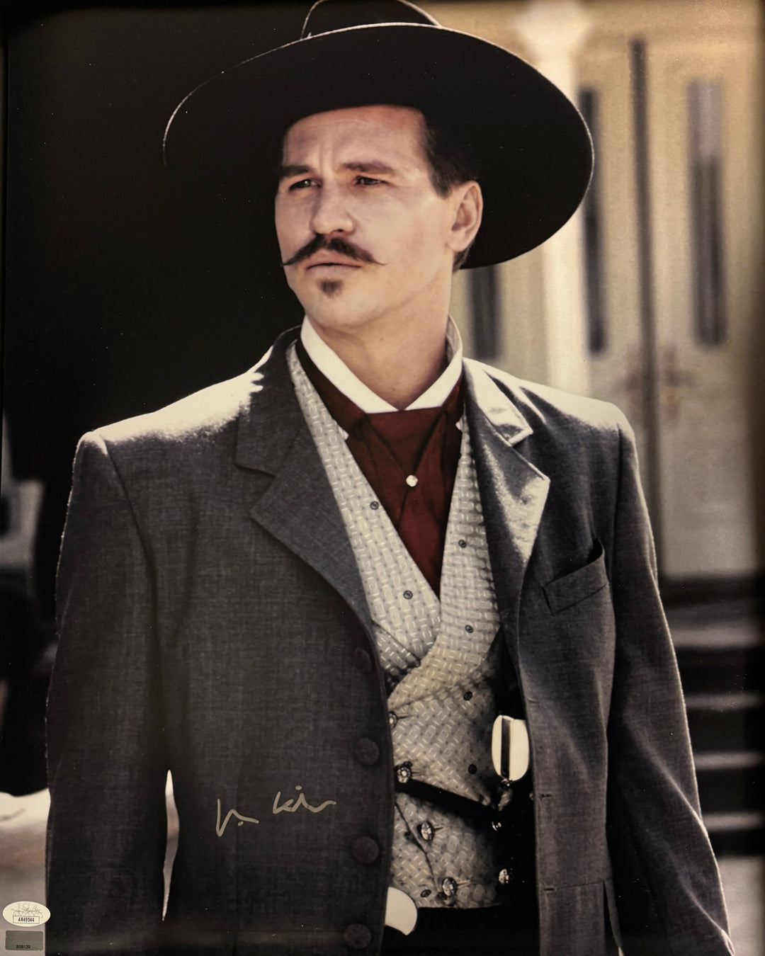 Val Kilmer Autograph Signed 16x20 Photo Tombstone Doc Holliday JSA COA – Zobie Productions