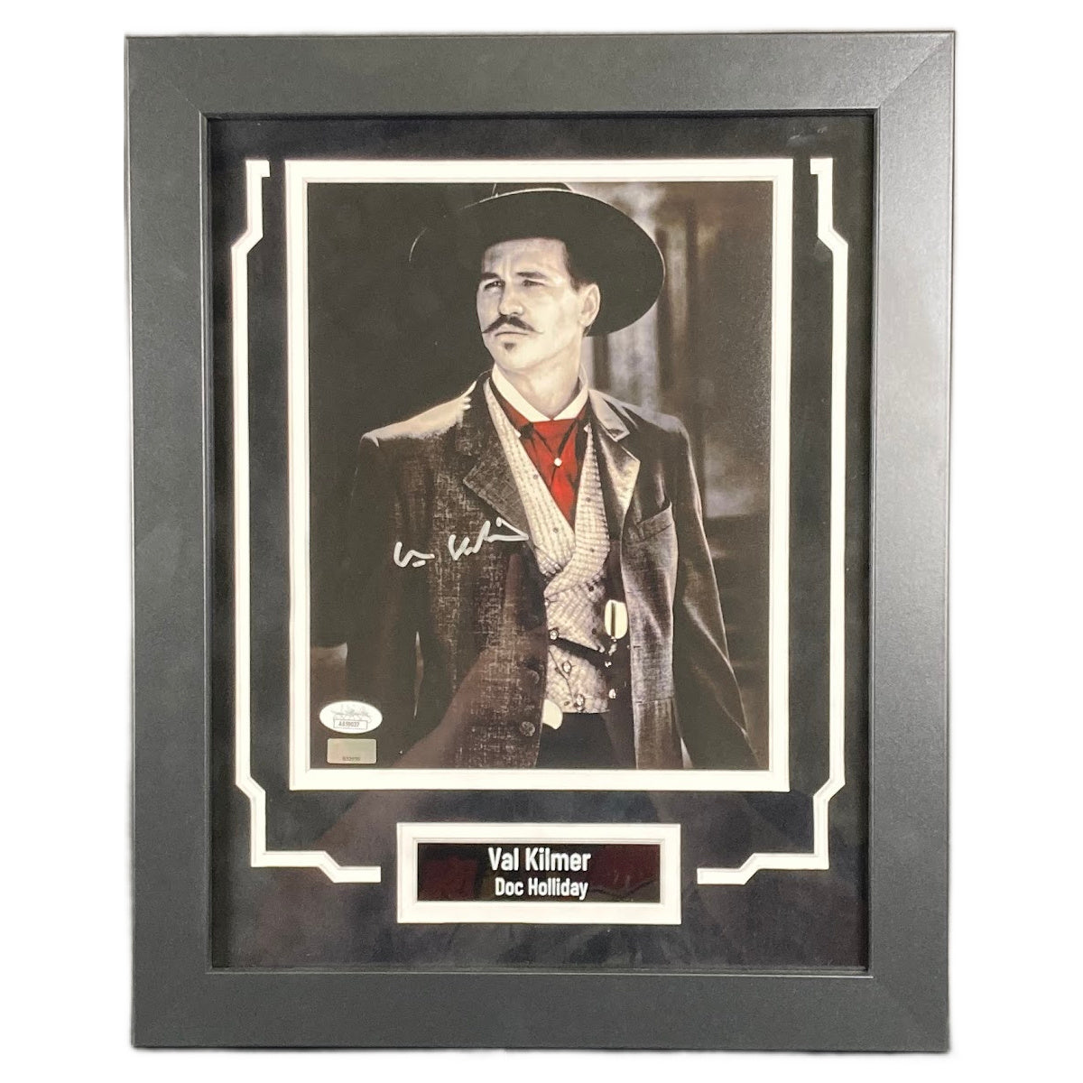 Val Kilmer Signed And Custom Framed 8x10 Photo Tombstone Doc Holliday Autographed JSA COA