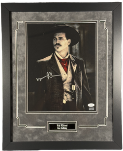 Image of Val Kilmer Signed Framed 11x14 Photo Tombstone Doc Holliday Autographed JSA COA