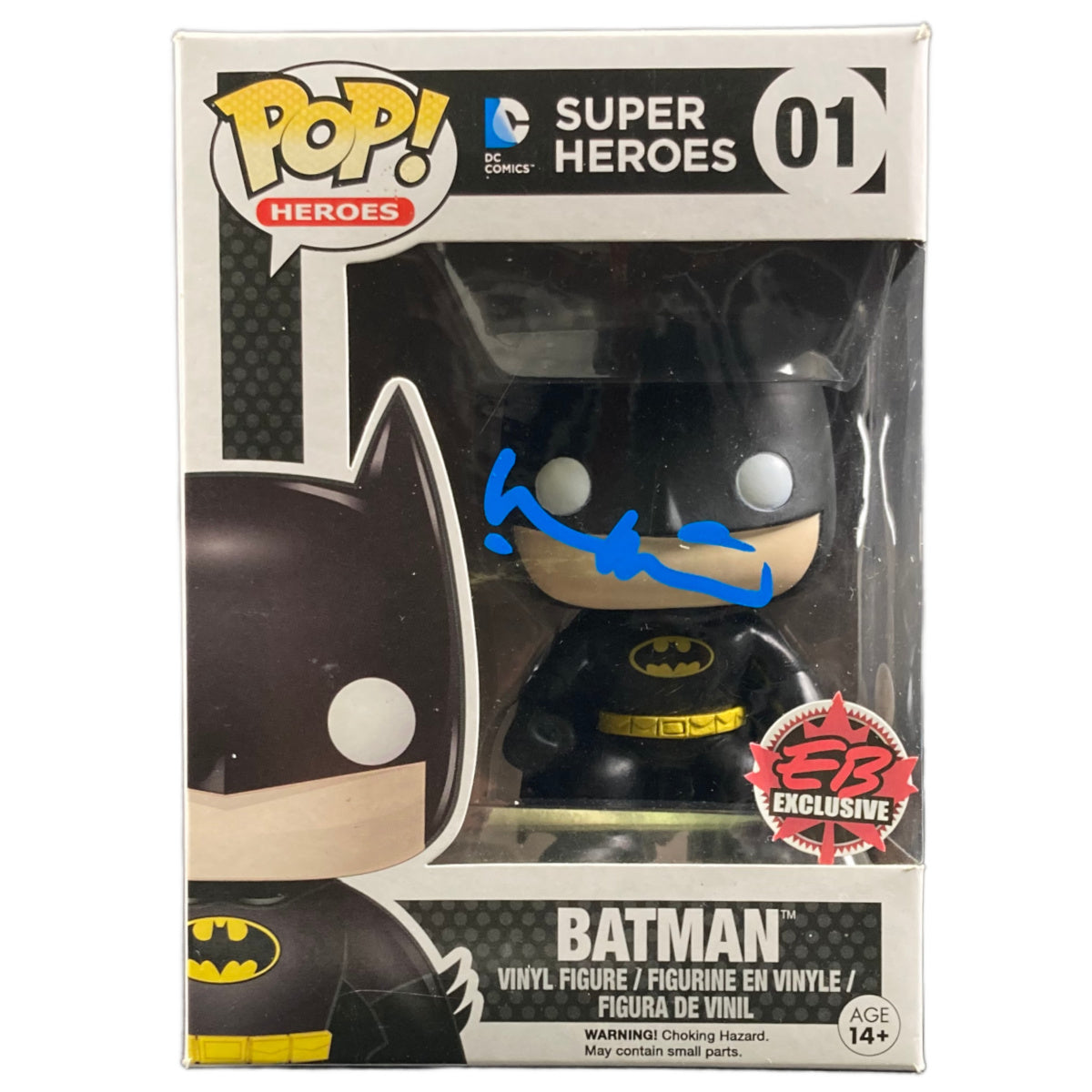 Val Kilmer Signed Funko POP Super Heroe Batman 01 Autographed JSA COA