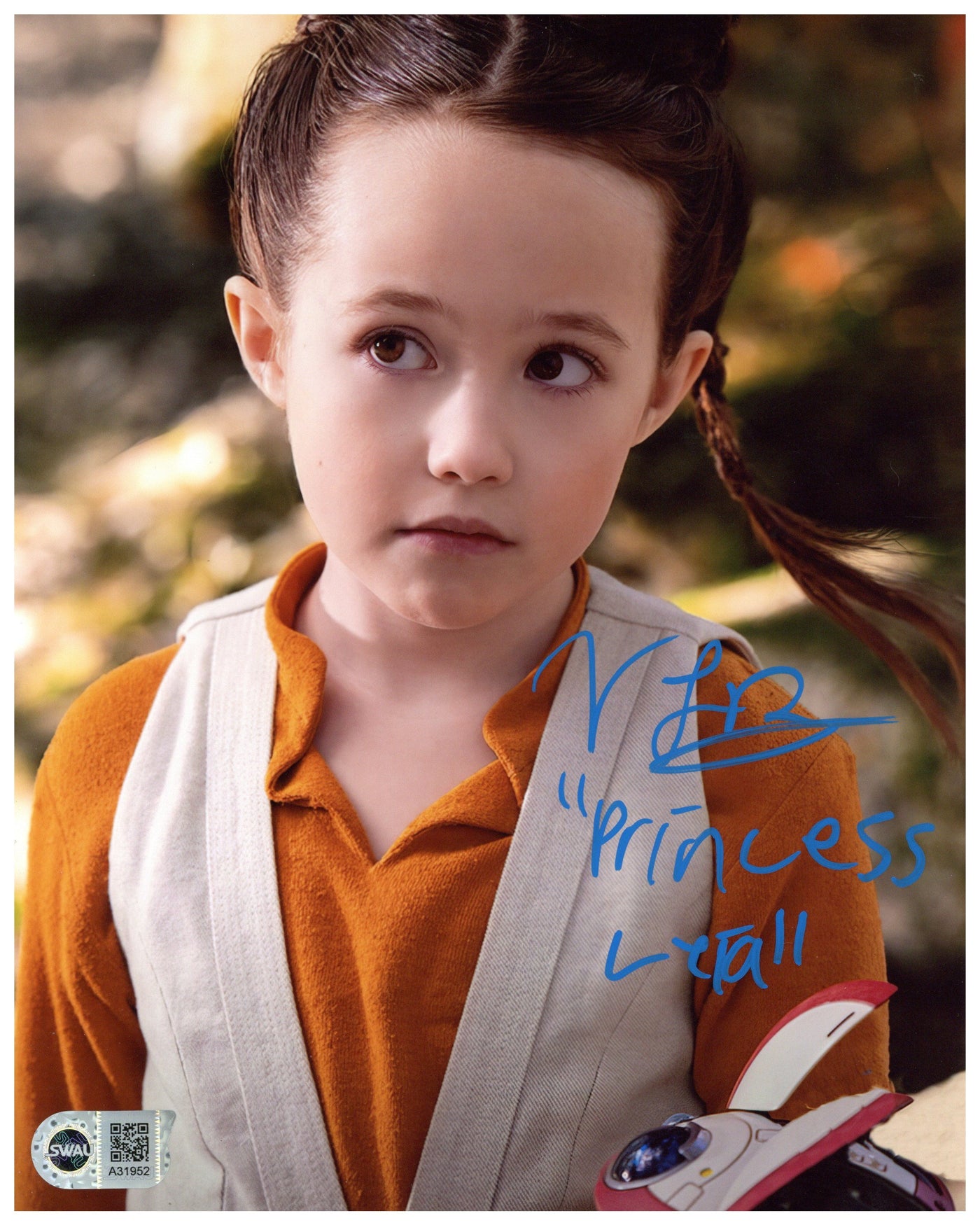 Vivien Lyra Blair Signed 8x10 Photo Star Wars Princess Leia Autographed SWAU COA