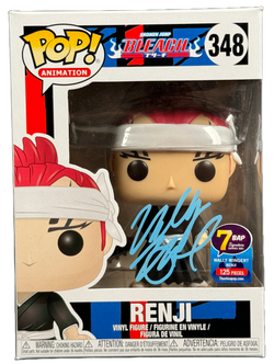 Image of Wally Wingert Signed Funko POP 348 Bleach Renji Autographed JSA