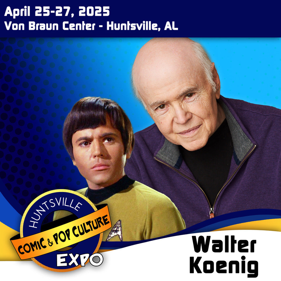 Walter Koenig Official Autograph Mail-In Service - Huntsville Expo 2025