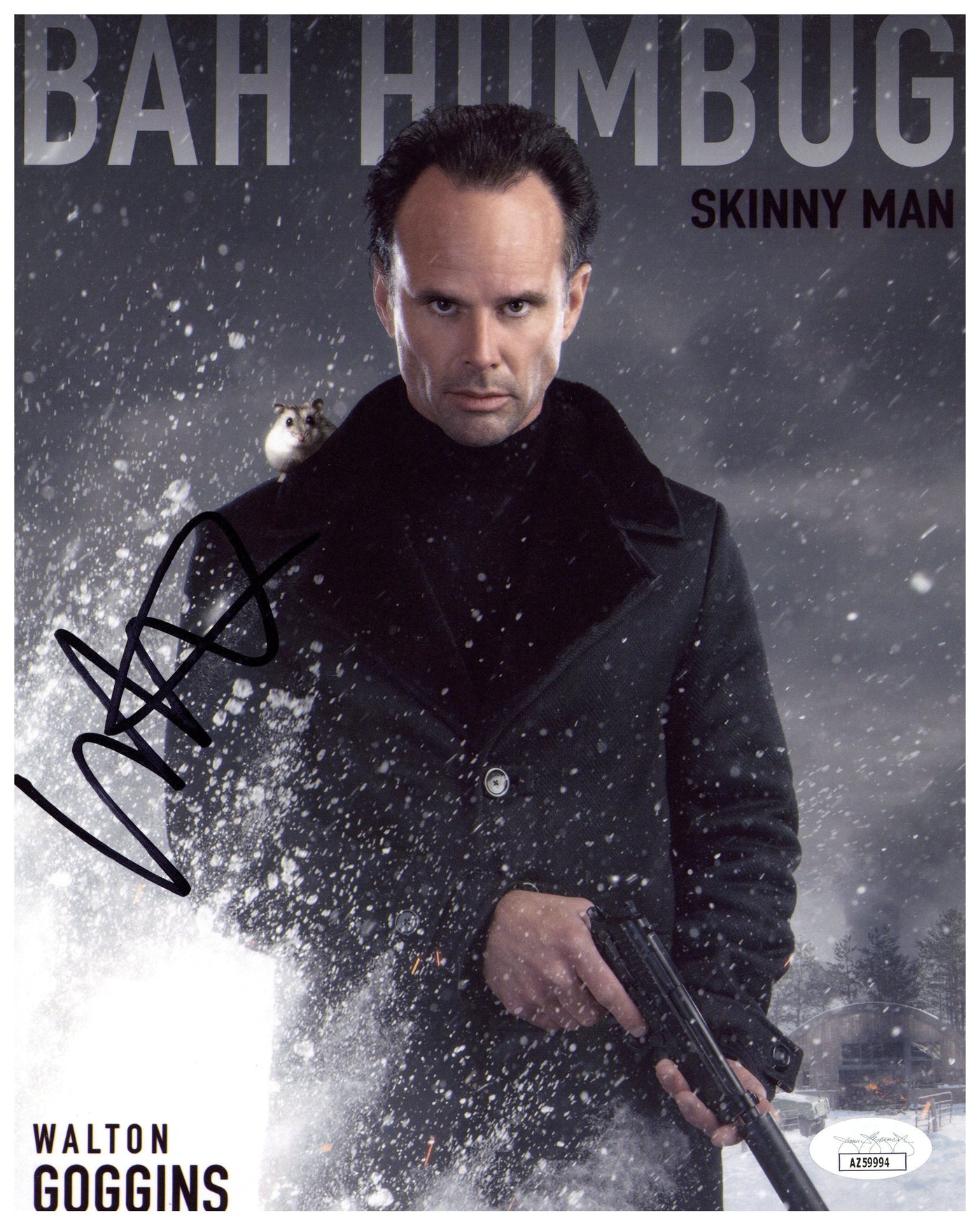 Walton Goggins Signed 8x10 Photo Fatman Authentic Autographed JSA COA