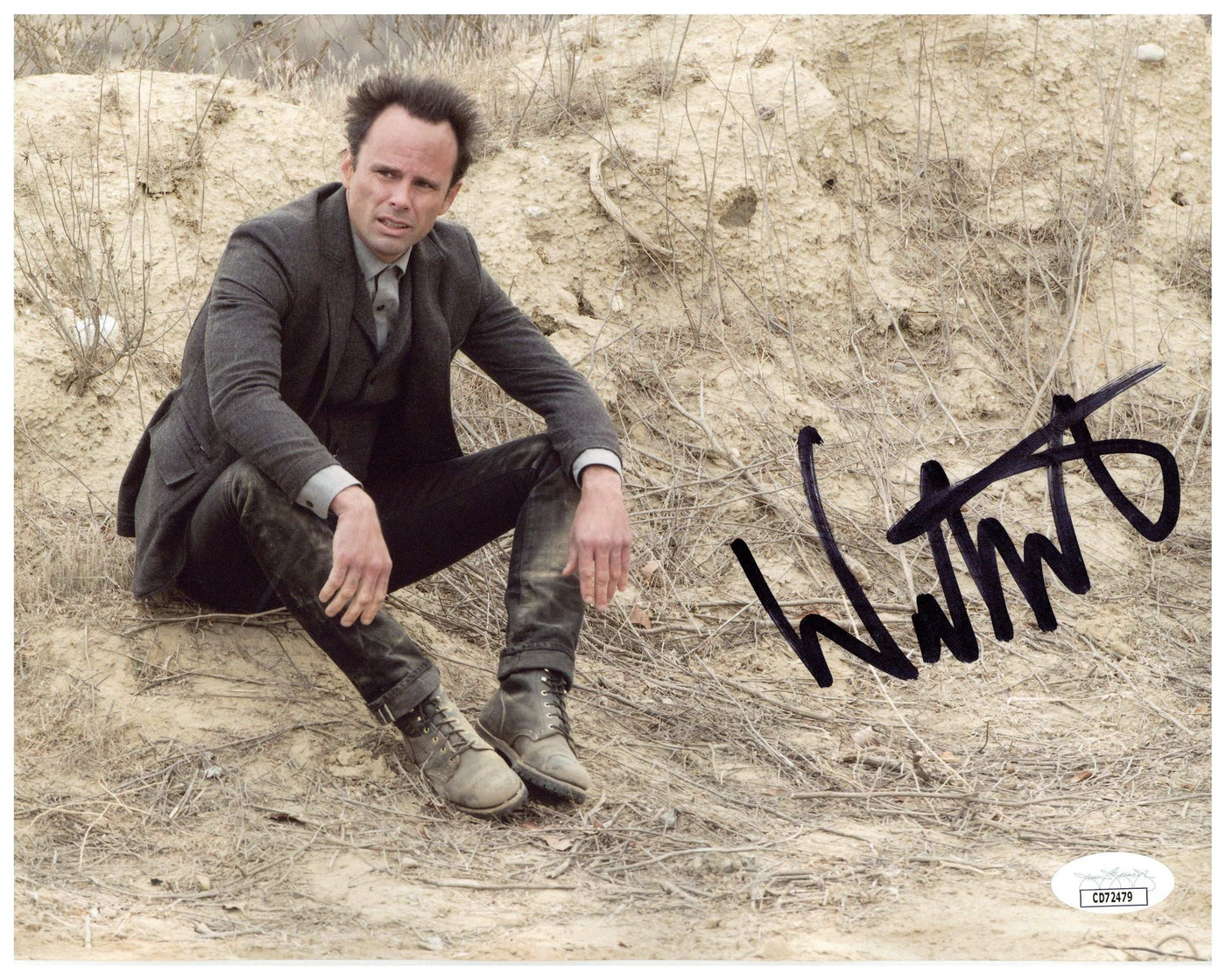 Walton Goggins Signed 8x10 Photo Justified Authentic Autographed JSA COA