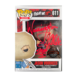 Image of Warrington Gillette Signed Funko POP Friday the 13th Jason Voorhees Autographed JSA