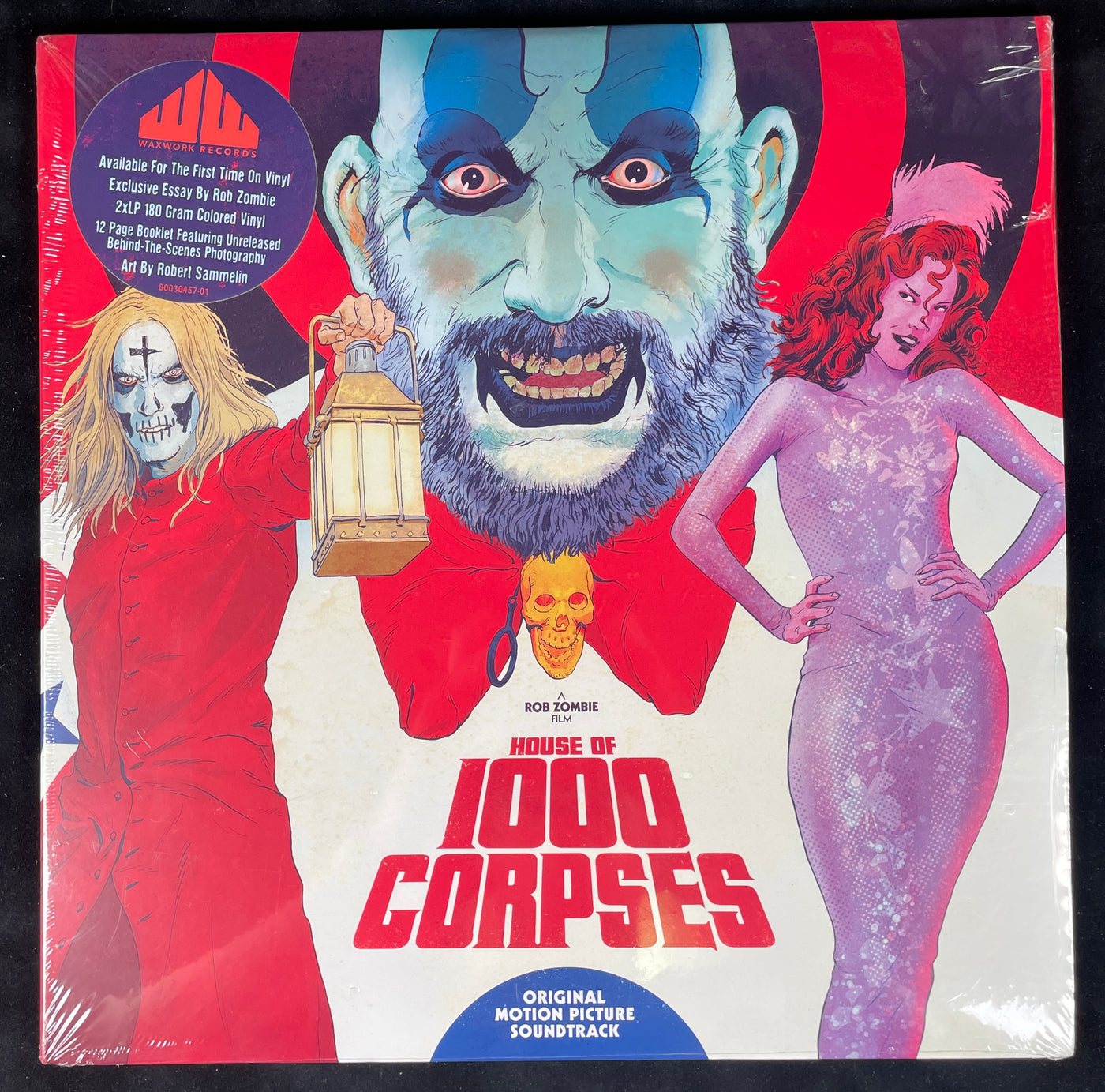Waxwork Records Double LP – House of 1000 Corpses Soundtrack | New & Sealed | Rob Zombie