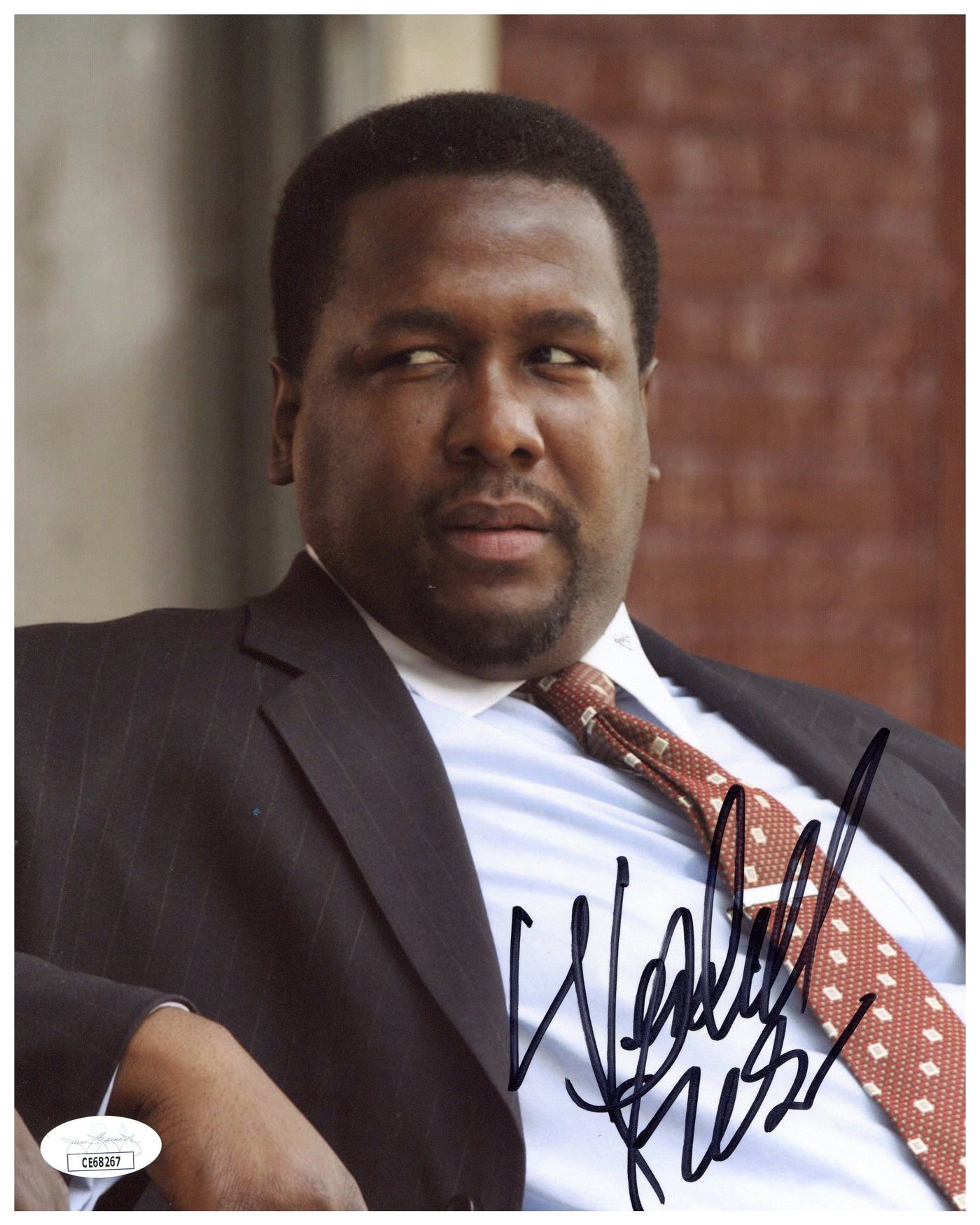 Wendell Pierce Signed 8x10 Photo The Wire Autographed JSA COA 3